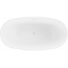 Mexen Eris самостоятелна вана 180 x 95 см, бяла/черна, бял преливник - 53441809575-20