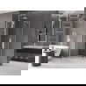 Mexen Velar L Duo плъзгаща се душ кабина 80 x 80 cm, прозрачна, бяла - 871-080-080-02-03-20