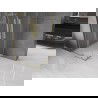 Mexen Velar L Duo плъзгаща се душ кабина 80 x 80 cm, прозрачна, четкано злато - 871-080-080-02-03-55