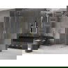 Mexen Velar L Duo плъзгаща се душ кабина 80 x 80 cm, прозрачна, четкано злато - 871-080-080-02-03-55