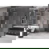 Mexen Velar L Duo плъзгаща се душ кабина 80 x 80 cm, прозрачна, четкан никел - 871-080-080-02-03-97
