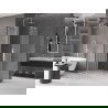 Mexen Velar L Duo плъзгаща се душ кабина 80 x 80 см, замръзено стъкло, хром - 871-080-080-02-33-01