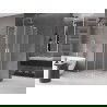 Mexen Velar L Duo плъзгаща се душ кабина 80 x 80 см, замръзено стъкло, хром - 871-080-080-02-33-01