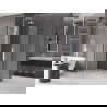 Mexen Velar L Duo плъзгаща се душ кабина 80 x 80 см, матирано, бяло - 871-080-080-02-33-20
