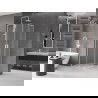 Mexen Velar L Duo плъзгаща се душ кабина 80 x 80 см, матирано, бяло - 871-080-080-02-33-20