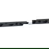 Mexen закачалка за хавлии с пет дръжки, черен - 709175-70