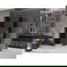 Mexen Velar L Duo плъзгаща се душ кабина 80 x 80 см, графит, злато - 871-080-080-02-43-50