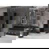 Mexen Velar L Duo душ кабина с плъзгащи врати 80 x 80 см, графит, злато четка - 871-080-080-02-43-55