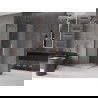 Mexen Velar L Duo плъзгаща се душ кабина 80 x 80 cm, матирано стъкло, четкана мед - 871-080-080-02-33-65