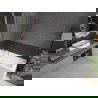 Mexen Next параван за вана 1-крилен 60 x 150 см, райета, розово злато - 895-060-000-00-09-60