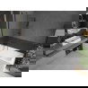 Mexen Next параван за вана, 1-крил, 60 x 150 см, ивици, черен - 895-060-000-00-09-70