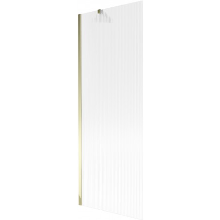 Mexen Next параван за вана 1-крилен 70 x 150 см, ивици, златен - 895-070-000-00-09-50