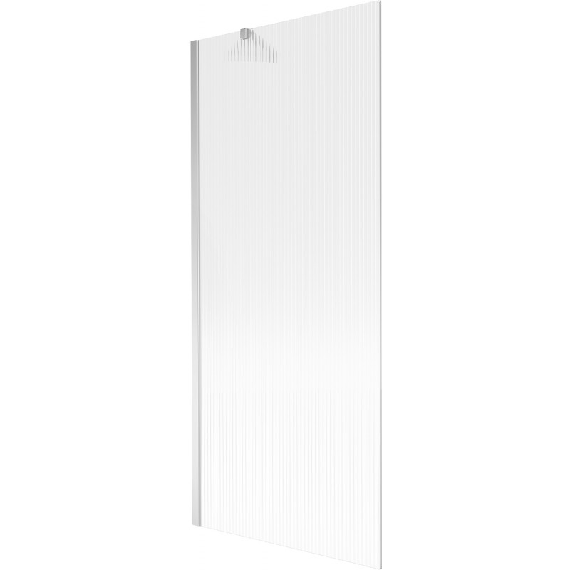 Mexen Next параван за вана 1-крилен 80 x 150 см, ивици, хром - 895-080-000-00-09-01