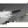 Mexen Next параван за вана с 1 крило 80 x 150 см, райета, бял - 895-080-000-00-09-20