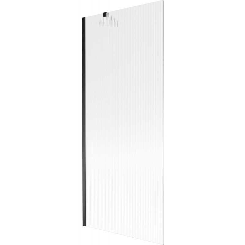 Mexen Next единичен душ параван 80 x 150 см, ивици, черен - 895-080-000-00-09-70