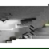 Mexen Next параван за вана, 1-крил, 80 x 150 см, ивици, черен - 895-080-000-00-09-70