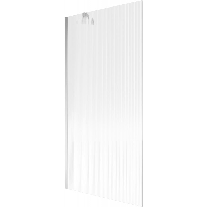 Mexen Next параван за вана с 1 крило 90 x 150 см, ивици, хром - 895-090-000-00-09-01