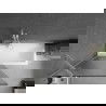Mexen Next параван за вана 1-крил 90 x 150 см, на райета, бял - 895-090-000-00-09-20