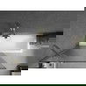Mexen Next параван за вана с 1 крило 90 x 150 см, ивици, злато - 895-090-000-00-09-50