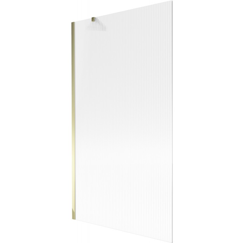 Mexen Next душ параван с едно крило 100 x 150 см, райета, златен - 895-100-000-00-09-50