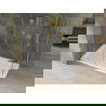 Mexen Omega плъзгаща се душ кабина 130 x 70 см, прозрачна, златиста + корито Flat - 825-130-070-50-00-4010