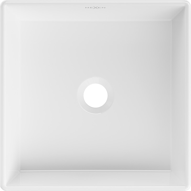 Mexen Goya мивка за плота 35 x 35 см, бяла - 22183500