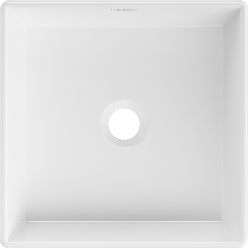 Mexen Goya умивалник за монтаж на плот 35 x 35 cm, бял - 22183500