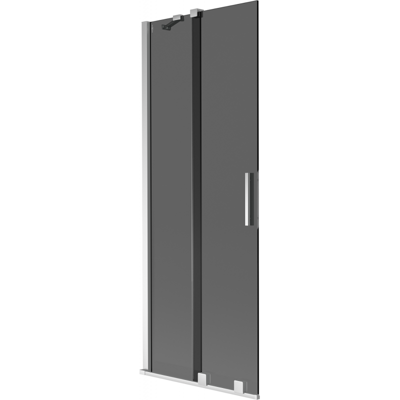 Mexen Velar двукрилен плъзгащ се екран за вана 70 x 150 cm, графит, хром - 896-070-000-41-01