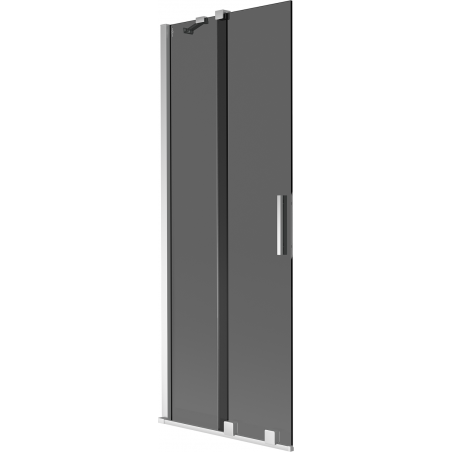Mexen Velar двукрилен плъзгащ се екран за вана 70 x 150 cm, графит, хром - 896-070-000-41-01