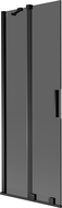 Mexen Velar сгъваем параван за вана 2-крилен плъзгащ се 70 x 150 см, графит, черен - 896-070-000-41-70