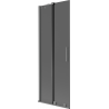 Mexen Velar двукрилен плъзгащ се екран за вана 75 x 150 см, графит, gun metal - 896-075-000-41-95