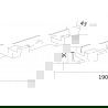 Mexen двоен закачалка за кърпи, златен - 709263-50