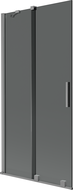 Mexen Velar двукрилен плъзгащ параван за вана 95 x 150 см, графит, gun metal - 896-095-000-41-95