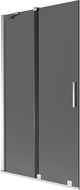 Mexen Velar двукрилен плъзгащ се параван за вана 100 x 150 см, графит, хром - 896-100-000-41-01