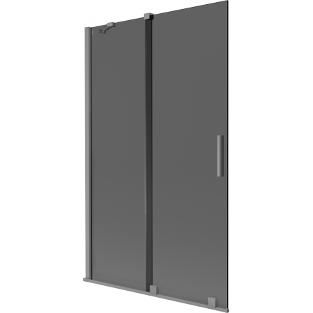 Mexen Velar двукрилен подвижен екран за баня 110 x 150 см, графит, gun metal - 896-110-000-41-95