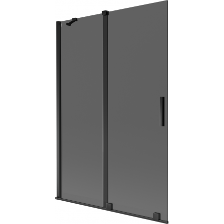 Mexen Velar параван за вана 2-крилен плъзгащ се 120 x 150 см, графит, черен - 896-120-000-41-70