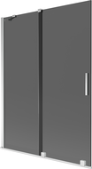 Mexen Velar двукрилен параван за вана с плъзгащи се криле 130 х 150 см, графит, хром - 896-130-000-41-01