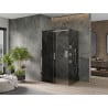 Mexen Omega душ кабина с плъзгащи се врати 130 x 90 см, графит, хром - 825-130-090-01-40