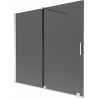 Mexen Velar двукрилен плъзгащ се душ параван 170 x 150 см, графит, хром - 896-170-000-41-01