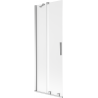 Mexen Velar двукрилен плъзгащ се параван за вана 70 x 150 cm, матов, хром - 896-070-000-31-01
