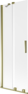 Mexen Velar двукрилен плъзгащ параван за вана 70 x 150 см, матиран, златен - 896-070-000-31-50