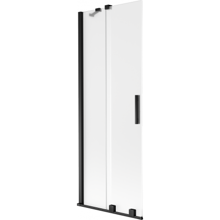 Mexen Velar душ параван 2-крилен плъзгащ се 70 x 150 см, матиран, черен - 896-070-000-31-70