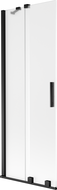 Mexen Velar душ параван 2-крилен плъзгащ се 70 x 150 см, матиран, черен - 896-070-000-31-70