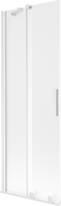 Mexen Velar 2-крилен раздвижен душ параван 75 x 150 cm, матиран, бял - 896-075-000-31-20