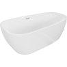 Mexen Giada свободностояща вана 170 x 90 cm, бяла гланц, преливен хром - 52741709000-01