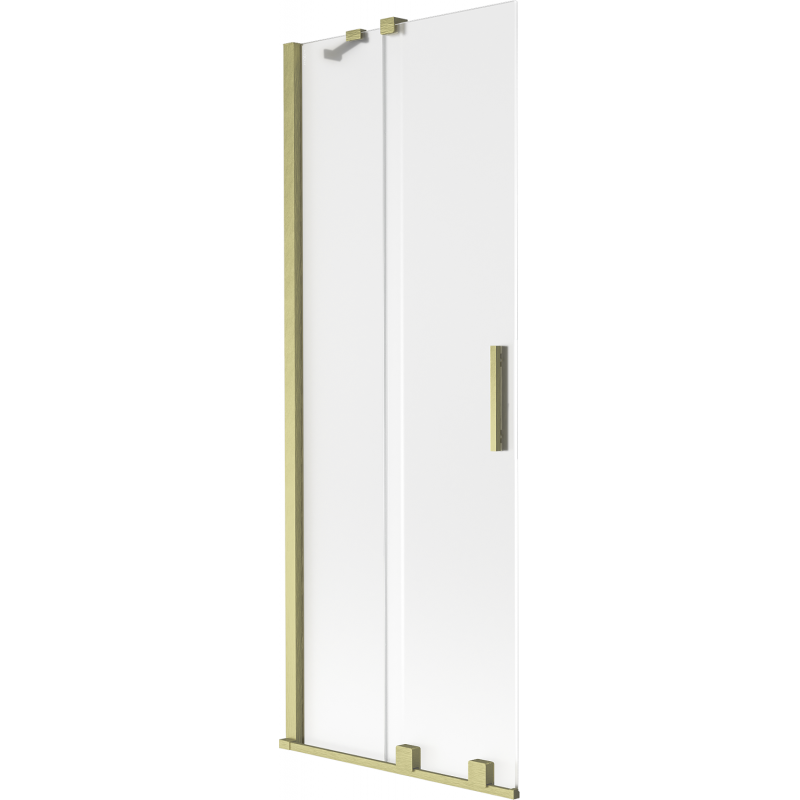 Mexen Velar параван за вана, плъзгащ се, 2-крилен, 75 x 150 см, матов, златист мат - 896-075-000-31-55