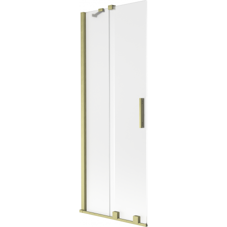 Mexen Velar параван за вана, плъзгащ се, 2-крилен, 75 x 150 см, матов, златист мат - 896-075-000-31-55