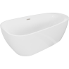 Стояща вана Mexen Giada 170 x 90 см, бял гланц, преливник четкан никел - 52741709000-97