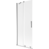 Mexen Velar 2-частен плъзгащ параван за вана 80 x 150 см, матиран, хром - 896-080-000-31-01