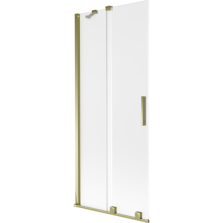 Mexen Velar двукрилен плъзгащ се душ параван 80 x 150 cm, матиран, златист - 896-080-000-31-50
